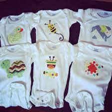 Diy Onesie Decoration Onesies Baby Shower Baby Onesies