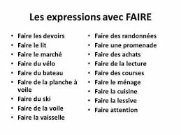 Expressions Avec Le Verbe Faire Coursanglaiscollege Verbe Faire Apprendre L Anglais Apprendre L Anglais Rapidement