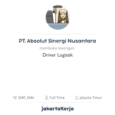 Check spelling or type a new query. Lowongan Kerja Driver Logistik Di Pt Absolut Sinergi Nusantara Jakartakerja