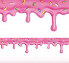 Doughnut Glaze Seamless Vector Birthday Balloon Decorations Balloon Decorations Cake Drawing