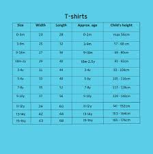 Child Tee Shirt Size Chart Rldm