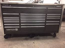 I have a matco 5s tool box with 6s casters stainless steel top and power drawer. Matco Tools Custom 3 Bay Deep Rollaway Toolbox Mb8535 20 Drawers Black Nice Gosale Com Real Time Price Comparison Results