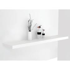Floating shelves add an architectural element to your home, and also give you space to store and display favorite things. Bergen 80cm Gloss White Floating Shelf Home Store More