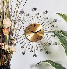 Metal Glass 15inch Wall Clock 送料無料 関税込