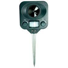 Such pest repellers are usually sold in sets of 2 to 4 pieces. Bird X 1 Best Seller Solar Yard Gard Ultrasonic Animal Repeller Animal Control Yg Solar The Home Depot