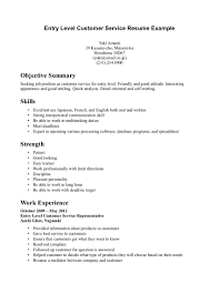 Free Resume Templates Entry Level Entry Freeresumetemplates Level Resume Templates Resume Skills Customer Service Resume Resume Objective Statement