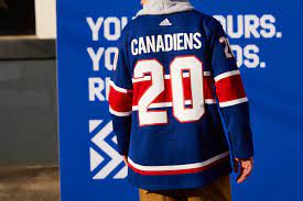 Please note a name &amp; Jesperi Kotkaniemi Reverse Retro Jersey Tricolore Sports