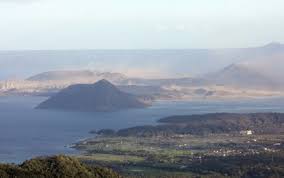 Main crater lake on volcano island in taal lake, january 1987. Taal Volcano Now On Alert Level 2 Philippine News Agency