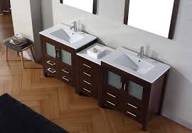 Product title virtu usa dior 118 inch double sink vanity set in wh. Virtu Usa 82 Dior Bathroom Vanity Espresso With Ceramic Countertop New Bathroom Style