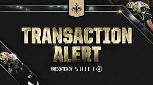 New Orleans Saints announce roster moves