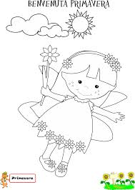 Re Ludos E La Fata Primavera Disegno Per Bambini Libri Da Colorare Le Idee Della Scuola