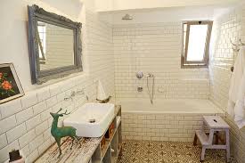 Also consider recessed designs to give you more elbow room. Renovated Israeli Home Uses Recycled Decor To Usher In Rustic Chic