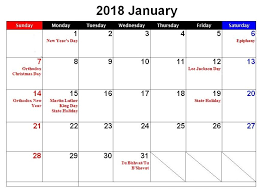 January 2018 Usa Holidays Calendar Australia Holidays Holiday Calendar State Holidays