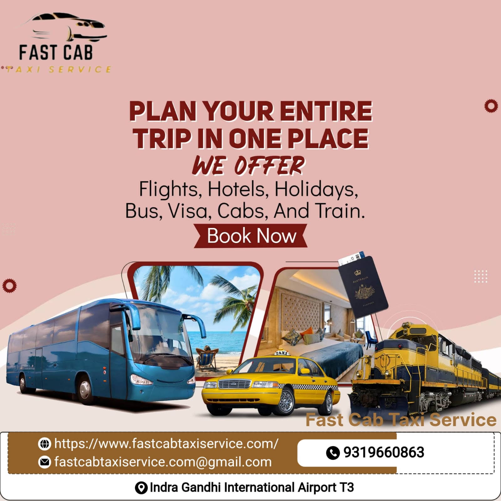 Taxi service delhi airport product image