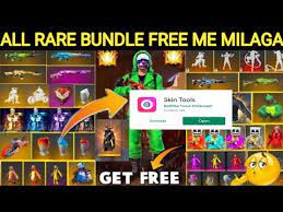 How To Use Skin Tool Pro Free Fire All Bundle And Weapon Free Skin Tool App Youtube