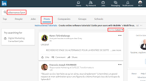 Le Saviez Vous On Peut Rechercher Des Posts Sur Linkedin