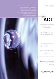 INFORMATION FOR THE GENERAL PUBLIC