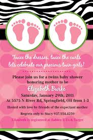 Pin By Elizabeth Burke On Twins Party Invites Twin Girls Baby Shower Twins Baby Shower Invitations Baby Shower Invites For Girl
