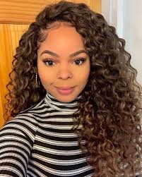 Crochet stitches to make a crochet spiral. 3 Bundles Brazilian Deep Wave Hair Curly Crochet Hair Styles Crochet Hair Styles Freetress Long Crochet Hair