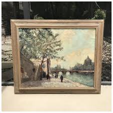 Mid 20th C. Marcel Brisson Oil Painting
