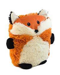 Intelex Hooty Friends Microwavable Heatable Plush Fox Fox Gift Fox Decor Fox Plush Toy