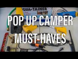 If you click a link and buy something i may receive a small commission at no extra cost to you. Must Have Pop Up Camper Accessories What To Buy For Your Pop Up Youtube