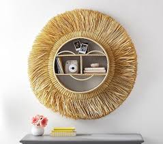 Justina Blakeney Happy Sun Raffia Wall Shelf
