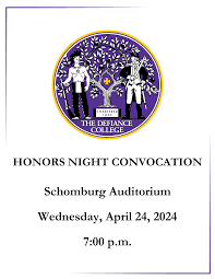 HONORS NIGHT CONVOCATION