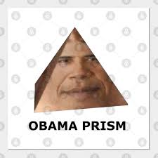 Jan 17, 2014 · edward snowden, a former contractor for the cia, left the us in late may after leaking to the media details of extensive internet and phone surveillance by american intelligence. Obama Prism Obama Prism Posters And Art Prints Teepublic