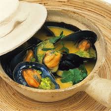 Muscheln In Kokossauce Rezept Muscheln Rezept Muscheln Zubereiten Und Rezepte