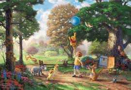 These disney themed thomas kinkade jigsaw puzzles are the perfect activity for the whole. Contemporary Puzzles Winnie The Pooh Thomas Kinkade Disney Dreams Collection Jigsaw Puzzle 750 Piece Toys Hobbies