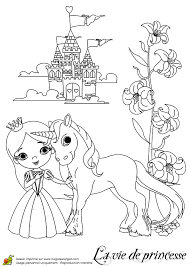 Page 15 Sur 20 Sur Hugolescargot Com Coloriage Princesse Coloriage Chateau Licorne Coloriage