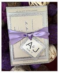 Wedding Invitation Lilac Wedding Invitation Lilac Purple And Silver Silver Wedding Invitations Silver Glitter Wedding Invitations Glitter Wedding Invitations