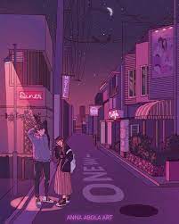 Anime vintage aesthetic couple wallpaper. Aesthetic Anime Couple Wallpaper For Two Phone Novocom Top