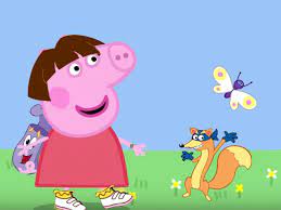 Peppa The Explorer In 2021 Peppa Pig Funny Peppa Pig Wallpaper Peppa Pig Memes