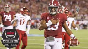 6 overall pick, the chemistry between him and tagovailoa was seen throughout practice. College Football Highlights Tua Tagovailoa No 1 Alabama Roll Against Louisville Espn Youtube