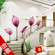 What stair design will work best for me? Stair Wall Stickers Wallpaper Calla Lily Butterfly Flower Ladder Decorative Painting Painting Storage Painting Kitchen Cabinets Blackpainting Ribbons Aliexpress