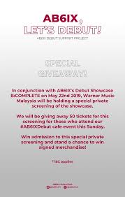 If i gave a million dollars to a media company or consultants or hired like a small army of canvassers, no one would blink an eye, yang said. Ab6ix Malaysia On Twitter Ab6ixdebut Support Project By Ab6ix Malaysia Special Giveaway More Info Will Be Provided In Due Time ì—ì´ë¹„ì‹ìŠ¤ Ab6ix Absolute6ix Above Brandnew6ix ìž„ì˜ë¯¼ Limyoungmin ì „ì›… Jeonwoong ê¹€ë™í˜„ Kimdonghyun