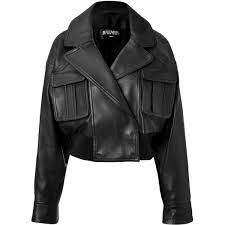 Balmain Leather Cropped Bomber Jacket Cropped Bomber Jacket Womens Cropped Jacket Balmain Jacket