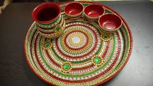 Decorative Pooja Thali 2 Thali Decoration Ideas Diwali Diy Diy Diwali Decorations
