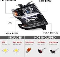 Amazon.com: Huray Halogen Headlight Assembly Fit for Chevy ...