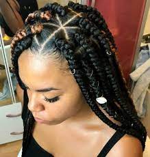 20 Triangle Braids Hairstyles Braided Hairstyles Hair Styles Braided Hairstyles Box Braids Styling