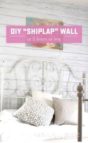 Lay the first board with a level. Diy Shiplap Wall In 2 Hours Or Less Sweet Anne Designs