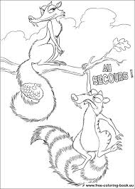 Manny, sid, dodo, diego, zeke ! Ice Age 71552 Animation Movies Printable Coloring Pages