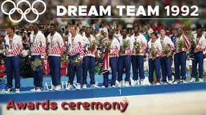 Team g mp fg fga fg% 3p 3pa 3p% 2p 2pa 2p% ft fta ft% orb drb trb ast stl blk tov pf pts; Dream Team 1992 Awards Ceremony Summer Olympics Youtube