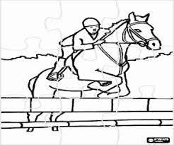 Wij hebben de leukste paarden kleurplaten voor kinderen op een rij gezet! Kleurplaat Puzzel Van Het Paard In Een Sprong Kleurplaten