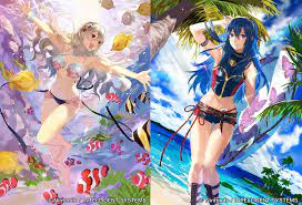Fire Emblem Cipher TCG artist shares Lucina and Corrin Summer outfit card  art | The GoNintendo Archives | GoNintendo