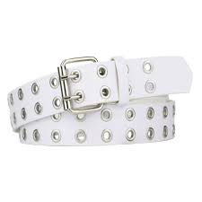Nwt emilio pucci turquoise crepe double belt black leather strap s. Grommet Leather Belts For Women Black Belt Women Men With Double Studded Holes Buy Online In Sweden At Sweden Desertcart Com Productid 145300519
