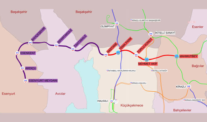 İBB, Mahmutbey-Bahçeşehir-Esenyurt Metrosu kazısı için tarih verdi - Son  Dakika Türkiye Haberleri | Cumhuriyet