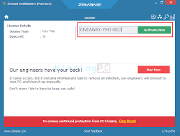 Zemana corporation start a promotional giveaway offer. Giveaway Zemana Antimalware Premium Free License Key